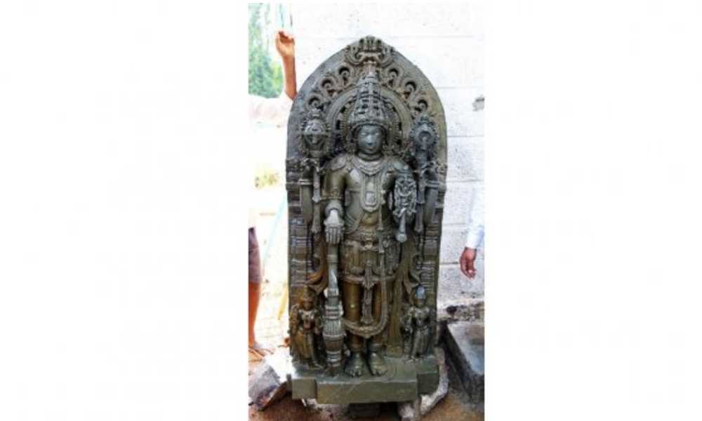 12th-century sculpture discovered in Karnataka’s Sakleshpur