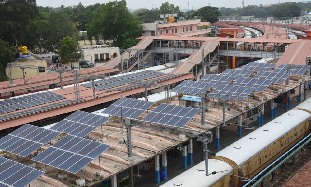 City Railway Station Takes Giant Strides In Tapping Solar Energy