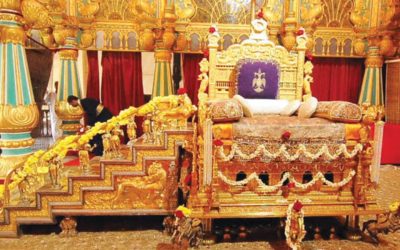Golden Throne To Be Assembled On Sept. 20