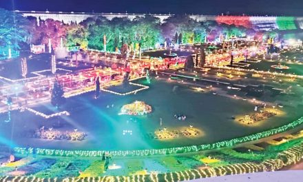 Over 60,000 Tourists Witness Dasara Illumination At KRS