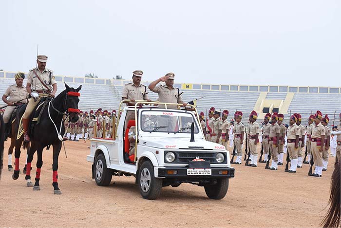 R-Day Rehearsal Held At Bannimantap Grounds